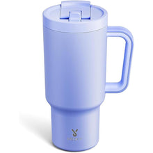 Load image into Gallery viewer, Meoky 32 oz Tumbler with Handle and Flip Straw, 100% Leakproof Tumbler with Lid and Straw, Stainless Steel Insulated Cup, Cupholder Friendly, Keeps Cold for 24 Hours (Lilac)