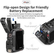 Load image into Gallery viewer, Ace Pro Aluminum Metal Frame Cage Case Bag with Silicone Lens Cap Screen Protector Compatible with Insta360 Ace Pro Camera Accessories Kit