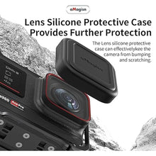 Load image into Gallery viewer, Ace Pro Aluminum Metal Frame Cage Case Bag with Silicone Lens Cap Screen Protector Compatible with Insta360 Ace Pro Camera Accessories Kit