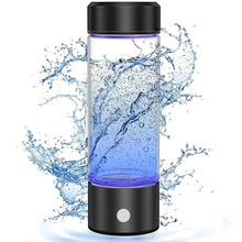 Load image into Gallery viewer, Hydrogen Water Bottle, Portable Rechargeable Hydrogen Water Bottle Generator for Home Travel Office Exercise, Black