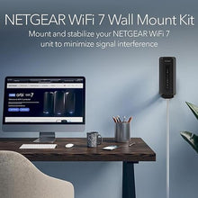 Load image into Gallery viewer, NETGEAR WiFi 7 Wall Mount Kit (RBEWMB-10000S) – Compatible with All Nighthawk WiFi 7 Routers and Orbi WiFi 7 Mesh Systems, Black