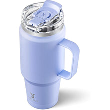 Load image into Gallery viewer, Meoky 32 oz Tumbler with Handle, Insulated Tumbler with Lid and Straw, Stainless Steel Travel Mug, 100% Leak Proof, Keeps Cold for 24 Hours or Hot for 8 Hours, Fits in Car Cup Holder (Lilac)