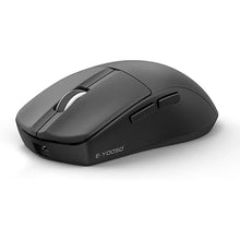 Load image into Gallery viewer, E-YOOSO Lightweight Gaming Mouse, Wireless Esports Mouse, 49G, 1K Polling, 26K DPI, PAW3395 Sensor, 5 Programmable Buttons, Tri-Modes Wired/2.4GHz/Bluetooth Gamer Mouse for Laptop, PC, Mac (Black)