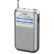 Load image into Gallery viewer, Pocket Battery AM FM Radio Portable, Mini Transistor Radio with Excellent Reception, Tuning Knob with Signal Indicator, AAA Battery Operated for ICE Storms&Walking, DE333 by PRUNUS