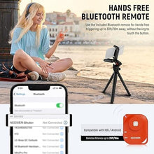 Load image into Gallery viewer, NEEWER Mini Flexible Tripod for iPhone & Camera with Remote/Handle/Phone Holder/Action Camera Adapter, Portable Pocket Desk Tripod for Travel Vlogging Compatible with iPhone GoPro Samsung, TP36
