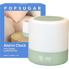 Load image into Gallery viewer, POPSUGAR Sunrise Alarm Clock, Wake Up to Natural Light with Sunlight Lamp, Sound Machine with Daylight and Sunset Simulation, Gentle Wake Up