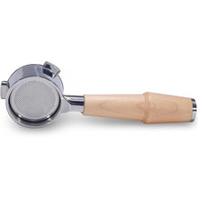 Load image into Gallery viewer, Bottomless Portafilter 54mm Breville Compatible Maple Handle & Naked 18-21 Gram Filter Basket, Fits Barista Express, Pro, Touch, Bambino, Infuser, Duo Temp Pro