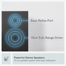 Load image into Gallery viewer, Panasonic Compact Stereo System with CD Player, Bluetooth, FM Radio and USB with Bass and Treble Control, 20W Stereo System for Home with Remote Control - SC-PM270PP-K (Black)