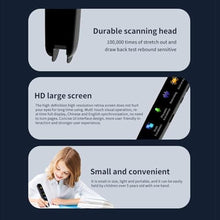 Load image into Gallery viewer, Smart Scanner Pen, Touch Screen Language Translator ABS Electronic Language Translator Dictionary English Learning Scanning Pen for Students, Language Learner