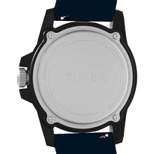Load image into Gallery viewer, Timex Men's Diver 42mm Watch - Blue Strap Black Dial Black Case