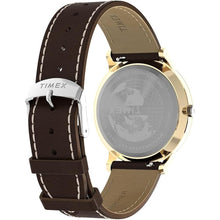 Load image into Gallery viewer, Timex Men's Waterbury Classic 40mm Watch - Brown Strap White Dial Gold-Tone Case