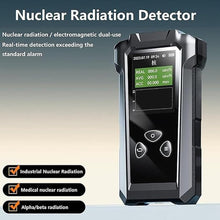 Load image into Gallery viewer, 2.4" Rechargeable Nuclear Radiation Detector, Nuclear Radiation/EMF Dual-use, Real-time Detection of Exceeding The Standard Alarm, Four Alarm Modes,5 Dosage Units Switched