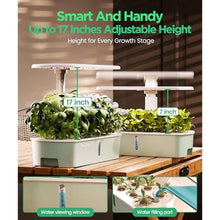 Load image into Gallery viewer, LetPot LPH-Air Hydroponics Growing System Kits, APP & WiFi Controlled Smart Indoor Garden with 24W Grow Light Full Spectrum, 10 Pods Planter Indoor Gardening for Gifts, Kitchen, Vegetable (Green)