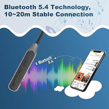 Load image into Gallery viewer, Hmusic Neckband Bluetooth Headphones, 30H Playtime Wireless Headphone, IPX5 Waterproof Sweat Resistant, Semi-in Ear Earbuds, Wireless Earphones for Sports, Running, Gaming (Black)