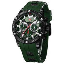 Load image into Gallery viewer, FAMVNTN Watch for Men Military Sport Waterproof Chronograph Mens Watches Analog Quartz Luminous Date Classic Stylish Fashion Wrist Watch Elegant Gift for Men Green