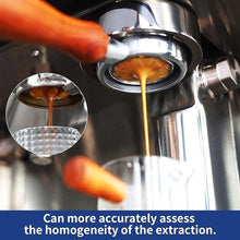 Load image into Gallery viewer, 54mm Bottomless Portafilter - 3-Ear Stainless Steel - For Breville Barista Express (BES870, 878, 875, 840, Duo-Temp Pro) - Solid Wood Handle