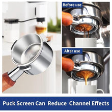 Load image into Gallery viewer, 54mm Bottomless Portafilter - 3-Ear Stainless Steel - For Breville Barista Express (BES870, 878, 875, 840, Duo-Temp Pro) - Solid Wood Handle