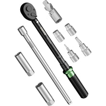 Load image into Gallery viewer, 3/8" Torque Wrench Set, Adjustable Click Torque Wrench 3.69-44.25 ft.lb, Inch Pound Torque