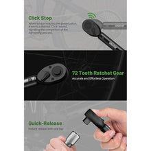Load image into Gallery viewer, 3/8 Inch Pound Torque Wrench, 3/8 Drive Torque Wrench, 3.69-44.25 ft.lb, ±3% Accuracy, Dual-Direction, 72 Tooth