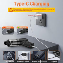 Load image into Gallery viewer, Handheld Mini Air Blower/Car Vacuum Cleaner, Rechargeable Electric Air Duster/Vacuums with Brushless Motor, 18000pa High Power Cordless Suction/Blower Portable Vacuum Cleaner for Car, Home
