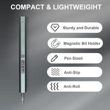 Load image into Gallery viewer, LMQ Mini Electric Screwdriver Set,30 in 1 Small Electric Screwdriver Cordless 24 Magnetic Bits,Dual-speed Adjustment,3 LED Lights, Mini Power Screwdriver Repair Tool Kit,for Phone Camera Watch Laptop