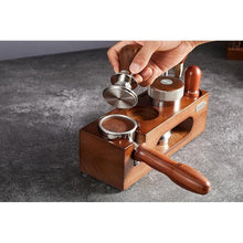 Load image into Gallery viewer, 54mm Tamper Replacement for Breville tamper Adjustable Depth The espresso tamper made of Stainless Steel and Solid wood it's a good Coffee Tamper for Home espresso barista(53.3mm)