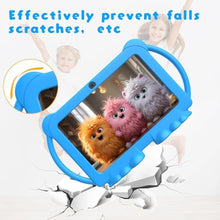 Load image into Gallery viewer, Kids Tablet 7 inch for Boys Girls Android Tablets for Kids, 4GB RAM 32GB ROM Toddler Tablet, WIFI Bluetooth, Safety Eye IPS Screen, Parental Control, Dual Camera Shockproof Case for Educational Games