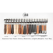 Load image into Gallery viewer, LILQ 58mm Bottomless Naked 2 Ears Portafilter Compatible with Gaggia Machines– Includes 18–20g Basket (Walnut, 58mm For Gaggia)