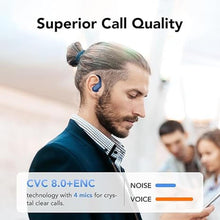 Load image into Gallery viewer, Ear buds Wireless Earbuds Bluetooth 5.3 Headphones 60hrs Playtime with Digital Display Sports Wireless Headphones with Earhook Deep Bass IPX7 Waterproof Over-Ear Earbuds for Android iOS Workout Blue