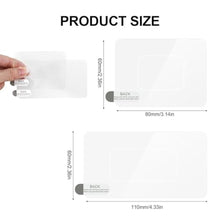 Load image into Gallery viewer, 8PCS Windshield Electrostatic Film for Dash Cam, Premium Adhesive Reflective Static Window Stickers, Clear Static Cling Films for Mounting DashCam, Scratch-Proof & Residue-Free Car Shield Decal