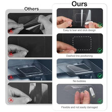 Load image into Gallery viewer, 8PCS Windshield Electrostatic Film for Dash Cam, Premium Adhesive Reflective Static Window Stickers, Clear Static Cling Films for Mounting DashCam, Scratch-Proof & Residue-Free Car Shield Decal