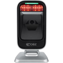 Load image into Gallery viewer, OBZ 1D 2D QR Hands-Free Barcode Scanner Omnidirectional Wired USB Desktop Barcode Reader 1D 2D PDF417 Data Matrix Image Sensing for Warehouse, Supermarket, Retail Store, Bookstore Pos System