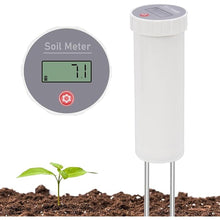 Load image into Gallery viewer, Digital Soil pH Meter, Industrial Grade Soil pH Tester with Calibration-Free LCD Display, High Accuracy Soil pH Pen, Soil pH Monitor for Garden, Lawn, Plant (White)