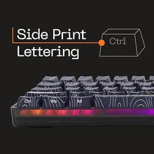 Load image into Gallery viewer, Higround Trailhead 65% Mechanical USB Wired Gaming Keyboard, TTC Linear Custom Switches, Programable RGB, Hot-Swappable, Deep Thock Creamy Sounding PC Keyboard, Pre-lubed (BLACKICE)