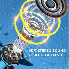 Load image into Gallery viewer, Bluetooth Headphones,Upgrade Bluetooth 5.3 Wireless Neckband Earbuds Waterproof in-Ear Earphones with Mic,HiFi Stereo Deep Bass Headset 100 Hours Playtime with Digital Display for Running Sport Work