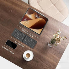 Load image into Gallery viewer, Foldable Wireless Lightweight Computer Keyboard with Rechargeable Battery, Ultra Slim Folding Pocket Portable Keyboard Bluetooth Travel for iPhone, iPad, Smartphone,Tablet