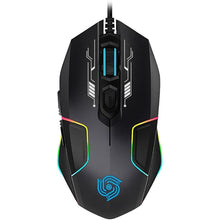 Load image into Gallery viewer, Megalodon (MKE 810) Wired Heavyweight Gaming Mouse with Ambidextrous Design and RGB Lighting, Black