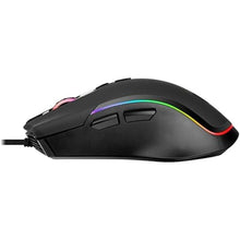 Load image into Gallery viewer, Wired Gaming Mouse, Heavyweight Corded Mouse with RGB Backlit and 4 Adjustable DPI Up to 7200, for PC Mac Laptop Computer, Black (MKE 816)