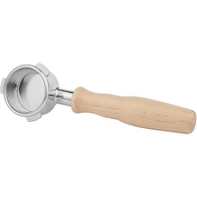 Load image into Gallery viewer, LILQ 54mm Spouted Portafilter Compatible with Breville Barista Express, Barista Pro, Bambino, and More – 18-20g basket included (Maple, Double Spouts)