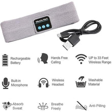 Load image into Gallery viewer, Sleep Headphones Wireless, Bluetooth Sports Headband Headphones with Ultra-Thin HD Stereo Speakers Perfect for Sleeping,Workout,Jogging,Yoga,Insomnia, Air Travel, Meditation