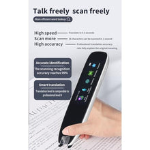 Load image into Gallery viewer, Scan Reader Pen, Smart Digital Reader Pen, Text to Speech Reading Pen for Students, Dyslexia, Voice Language Translator for Travelers & Businessmen, Portable Real-time Translation
