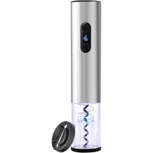 Load image into Gallery viewer, Electric Wine Opener, Battery Operated Wine Bottle Opener with Foil Cutter/LED Indicator, Automatic Bottle Corkscrew Opener for Home Bars (4 x AA Batteries Not Included)
