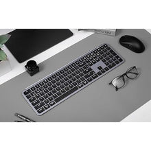 Load image into Gallery viewer, Keychron B6 Pro Full-Size Ultra-Slim Wireless ZMK Custom Keyboard, Triple-Mode 2.4 G/Bluetooth 5.2/Wired Programmable, Lightweight Quiet Key with Numeric Keypad for Mac/Windows, Space Gray
