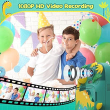 Load image into Gallery viewer, Kids Camera Instant Print, CAMCLID 2.4 Inch Screen Camera for Kids Dinosaur Children Digital Camera with 32GB Card & 3 Rolls Paper, Christmas Birthday Gift Toys for Boys Girls 3-12 Age (Green)