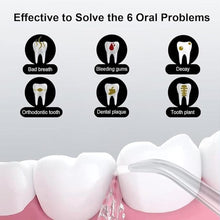 Load image into Gallery viewer, Water Flosser Equipped with Two Water Tanks for Home and Travel,3 Modes Dental Oral Irrigator,Portable,IPX7 Waterproof,Powerful Battery Life, Water Dental Flossers for Teeth (Black)