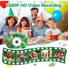 Load image into Gallery viewer, Kids Camera Boys Toys for 3 4 5 6 7 8 9 Years Old Boys, 48MP Dual Lens Kids Digital Camera Toddler Camera Christmas Birthday Gifts, 1080P HD Video Selfie Camera with 32G SD Card