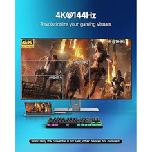 Load image into Gallery viewer, USB C Docking Station, 7 in 1 Docking Station 3 Monitors with Dual HDMI 4K@60Hz & Single DisplayPort (8K@30Hz/ 4K@144Hz), 100W PD, 10Gbps 3USB, USB C Hub Compatible with HP/Dell/Lenovo and More