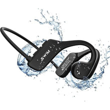 Load image into Gallery viewer, Bluetooth 5.3 Bone Conduction Headphones Waterproof Underwater Headphones for Swimming, 32G IPX8 Waterproof MP3 Player for Swimming Earbuds Running