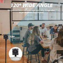 Load image into Gallery viewer, Yoidesu USB Center Webcam for PC, 4K 15fps 8MP Eye Webcam with Built in Mic, Auto Focus Eye to Cam Conference Camera Plug and Play Middle Screen Webcam for PC Laptop Video Calls