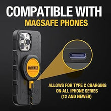 Load image into Gallery viewer, DEWALT Wireless Charger, 15W Max Fast Wireless Charging Pad Mag Safe Compatible with iPhone 16/15 Series 14/13/12, Includes Wall Mounting Plate (No AC Adapter)